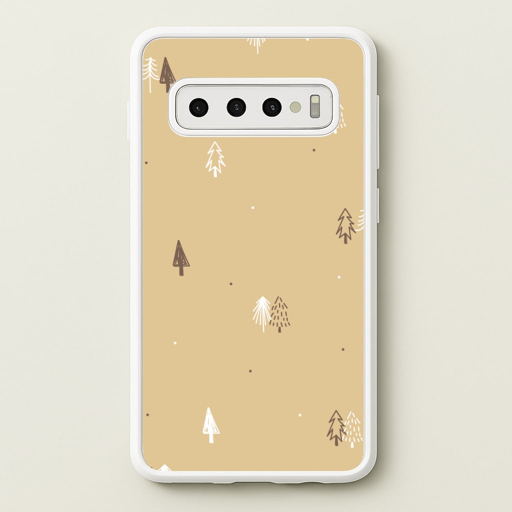 Minimal Christmas Trees Pattern Phone Case