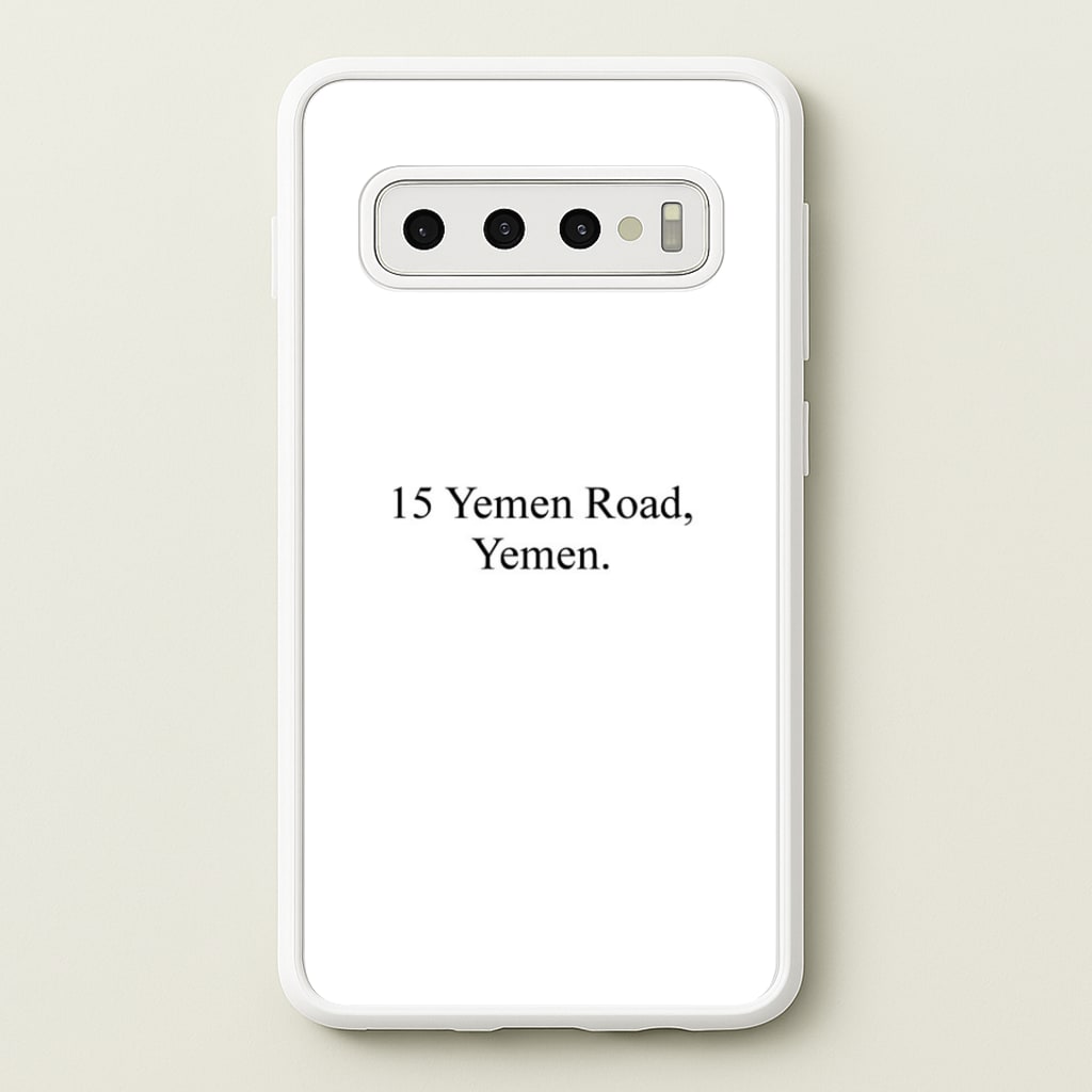 15 Yemen Road, Yemen Phone Case
