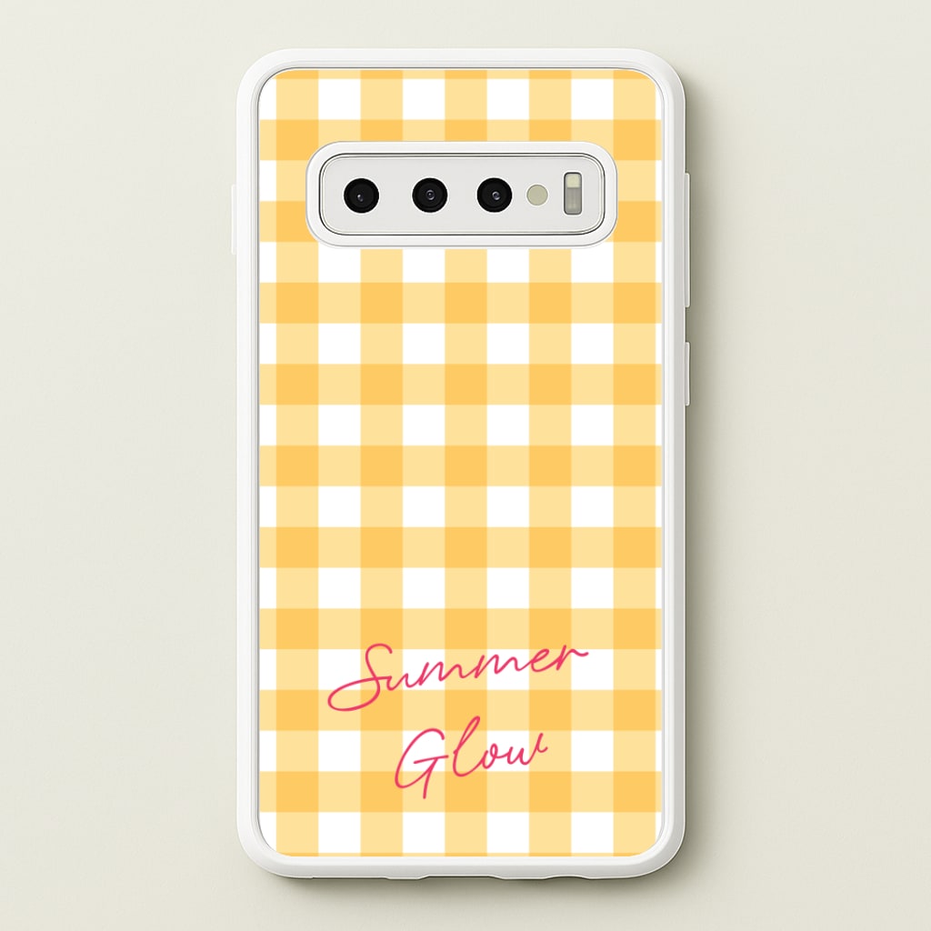 Tartan Summer Glow Phone Case