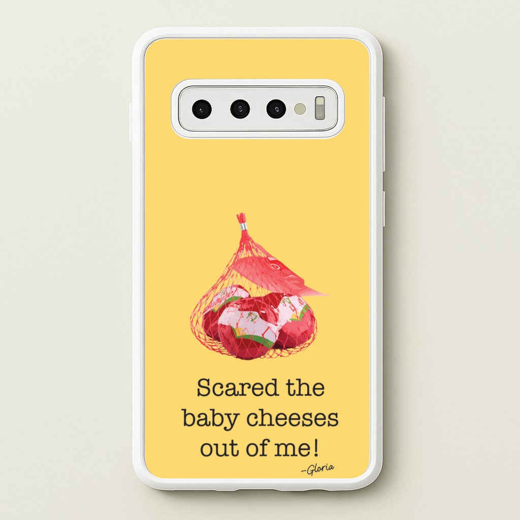 Scared The Baby Cheeses Out Of Me Phone Case