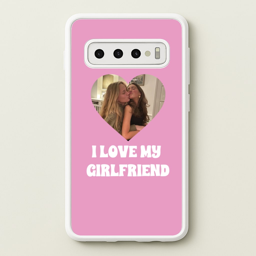 I Love My Girlfriend - Personalised Couples Phone Case