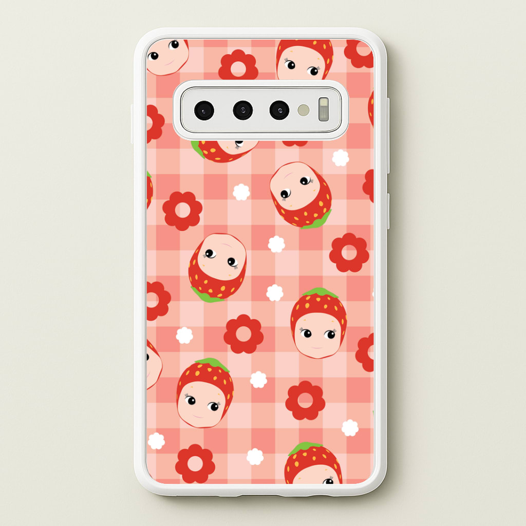 Strawberry Angel Pattern Phone Case