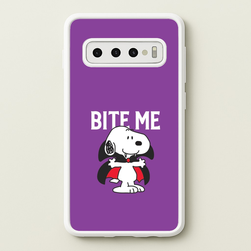 Bite Me Cartoon Beagle Phone Case
