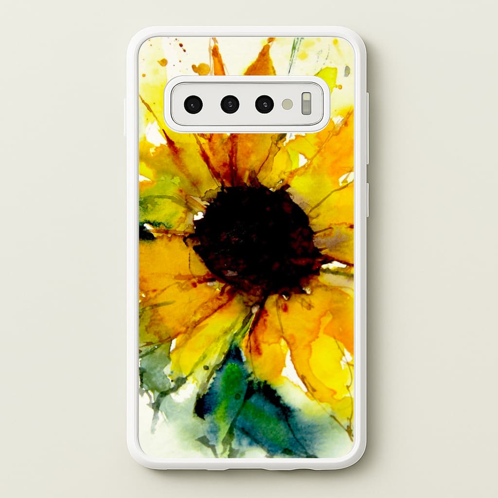 Watercolour Sunflower Phone Case