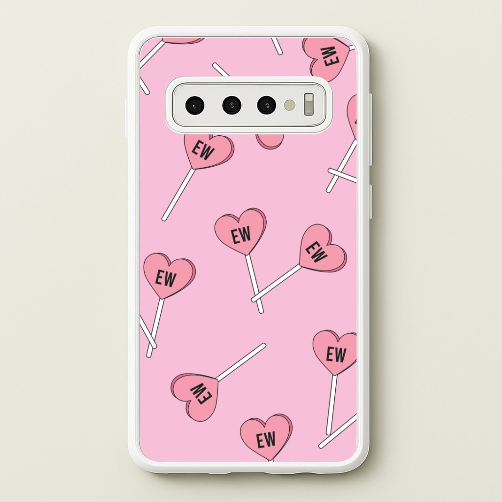 Ew Love Heart Lolipops Pattern Phone Case