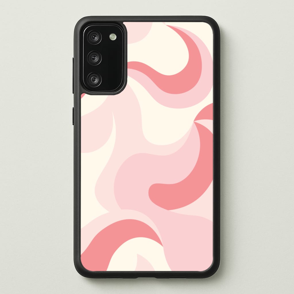 Pastel Pinks Abstract Pattern Phone Case - Galaxy S20FE / Standard