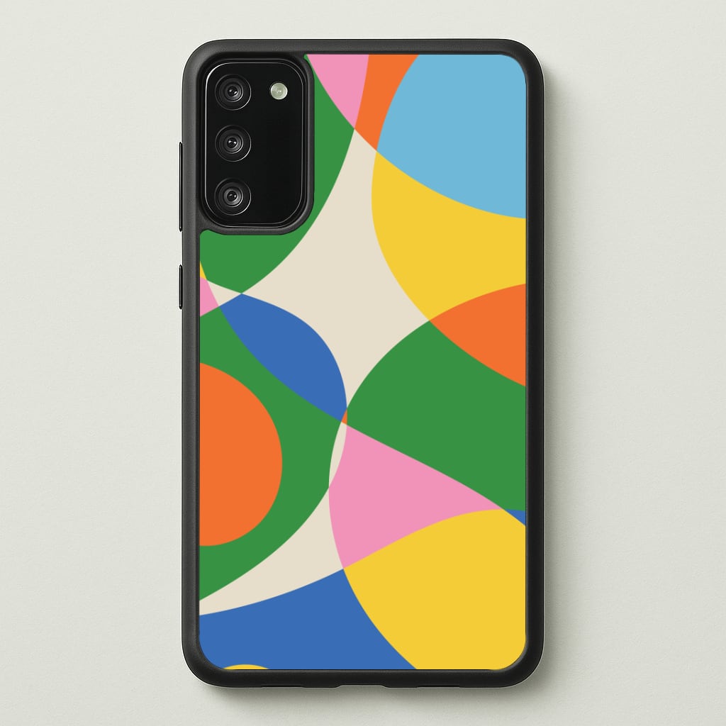 Colourful Abstract Shapes Pattern Phone Case - Galaxy S20FE / Standard