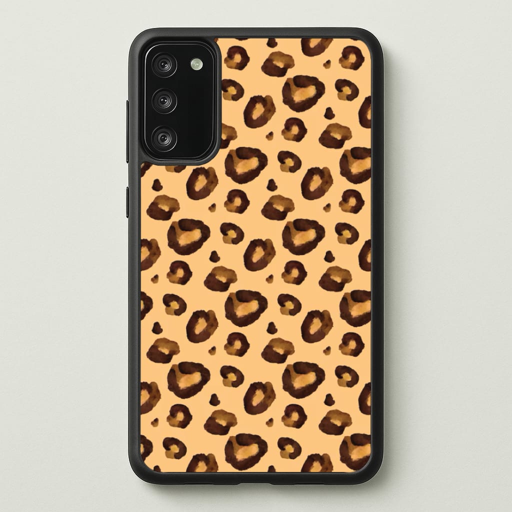 Watercolour Cheetah Print Phone Case - Galaxy S20FE / Standard