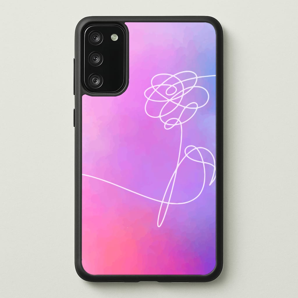 BTS Flower Pattern - K Pop Phone Case - Galaxy S20FE / Standard