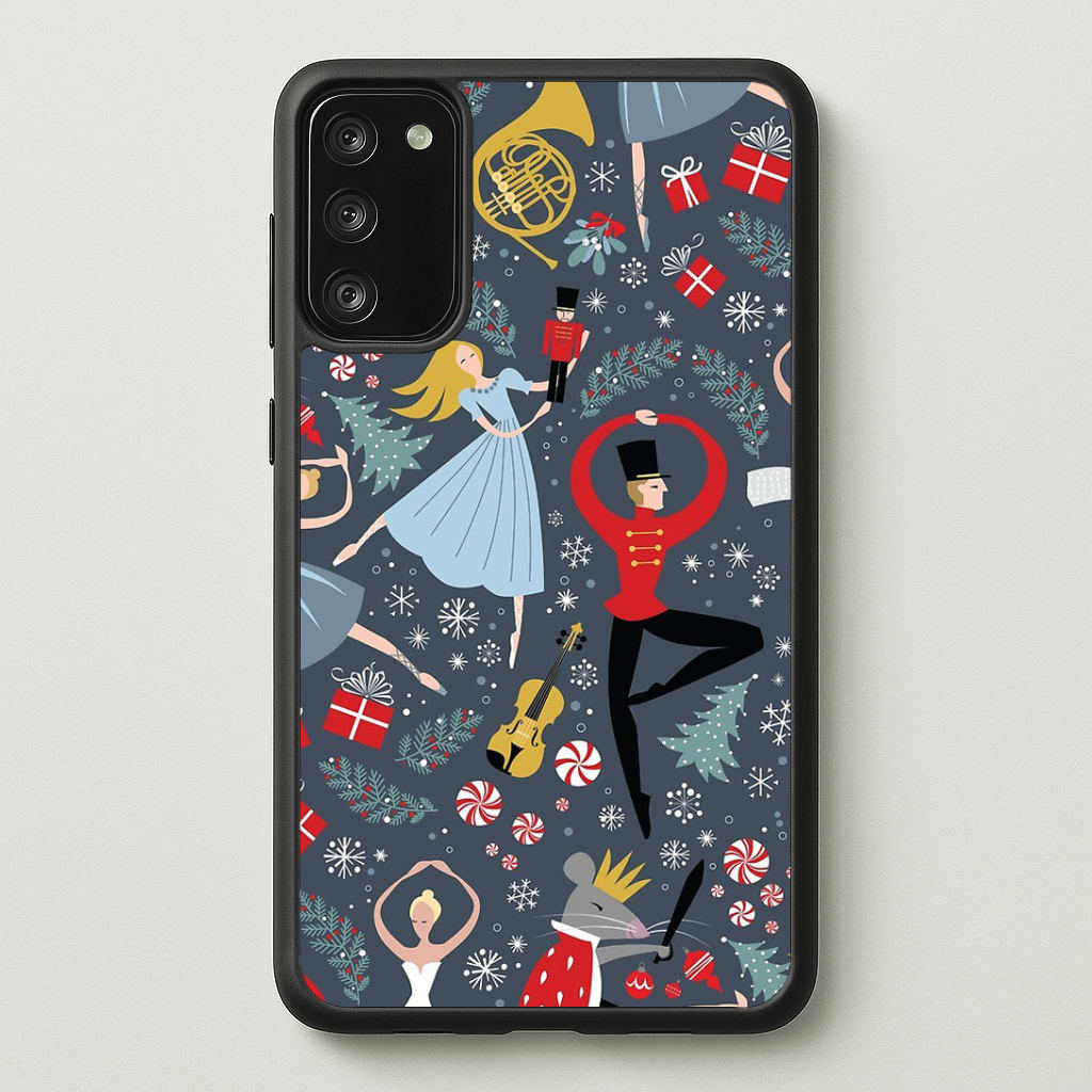 Nutcracker Ballet Pattern - Christmas Phone Case - Galaxy S20FE / Standard