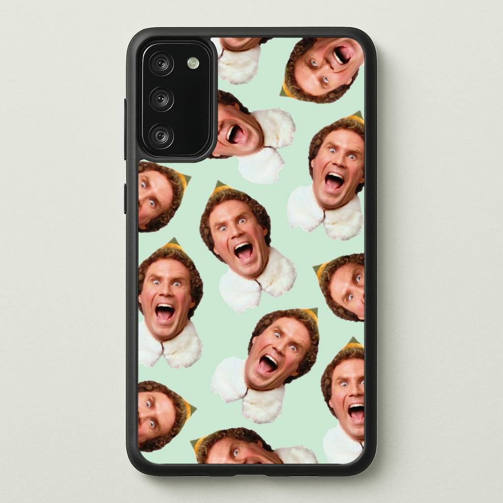 Green Elf Face - Christmas Phone Case - Galaxy S20FE / Standard