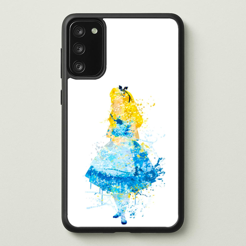 Watercolour Alice in Wonderland Fairytale Phone Case - Galaxy S20FE / Standard