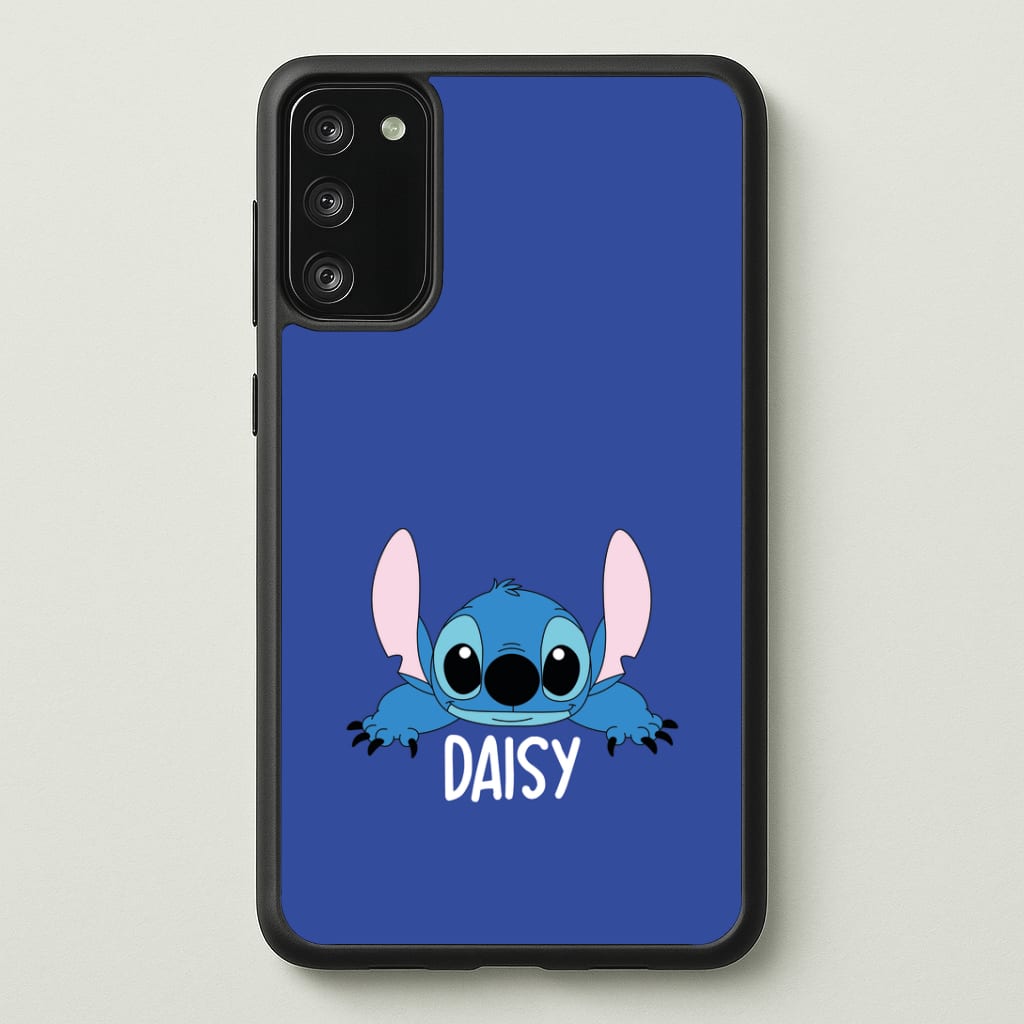 Blue Alien - Personalised Disney Phone Case - Galaxy S20FE / Standard
