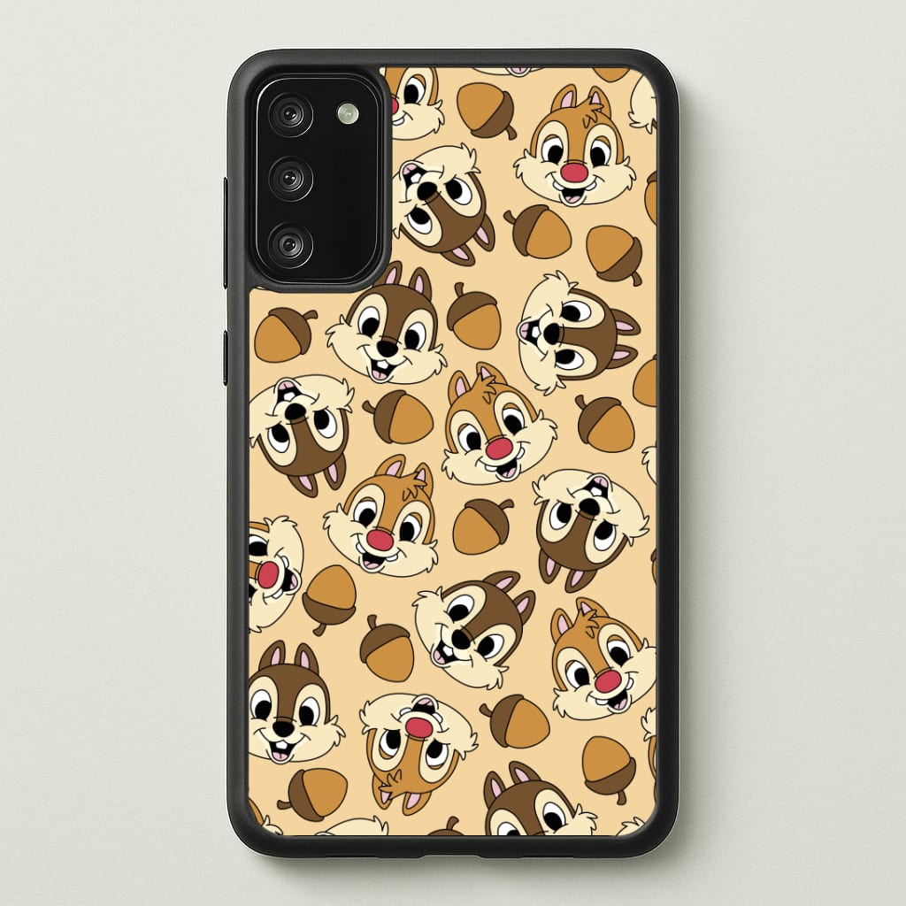 Cute Squirrels And Acorns Pattern Phone Case - Galaxy S20FE / Standard