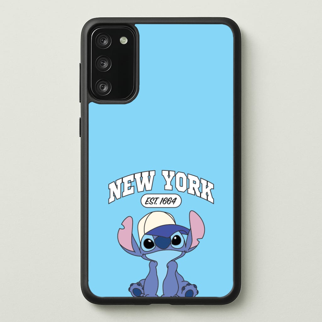 New York Blue Alien Phone Case - Galaxy S20FE / Standard