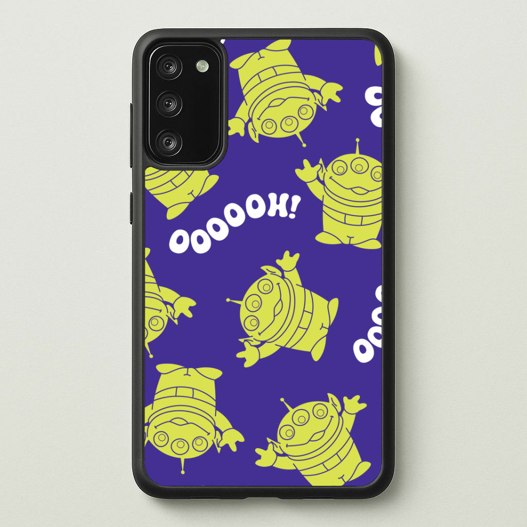 Toy Aliens Silhouette Pattern Phone Case - Galaxy S20FE / Standard