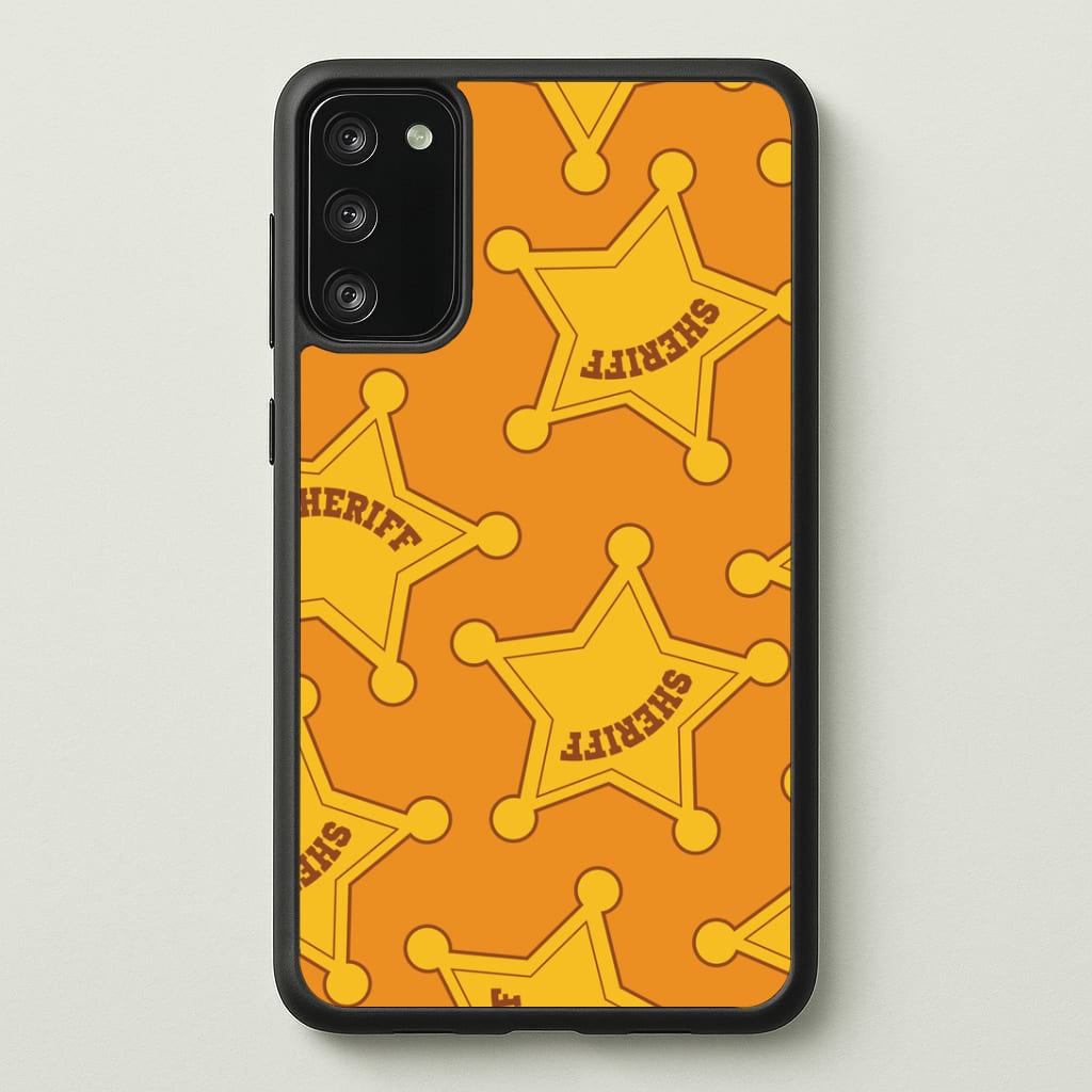 Sheriff Badge Pattern Phone Case - Galaxy S20FE / Standard