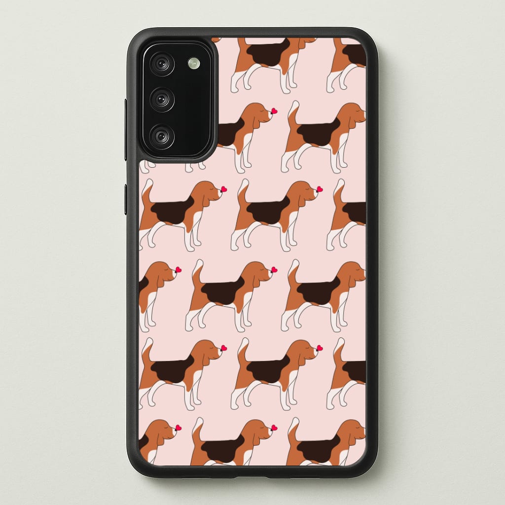 Love Beagle - Dog Pattern Phone Case - Galaxy S20FE / Standard