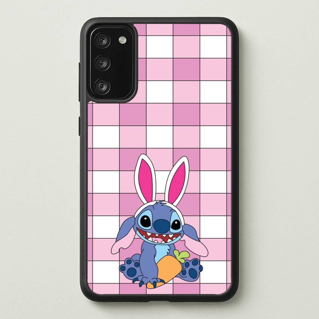 Easter Bunny Blue Alien Phone Case - Galaxy S20FE / Standard