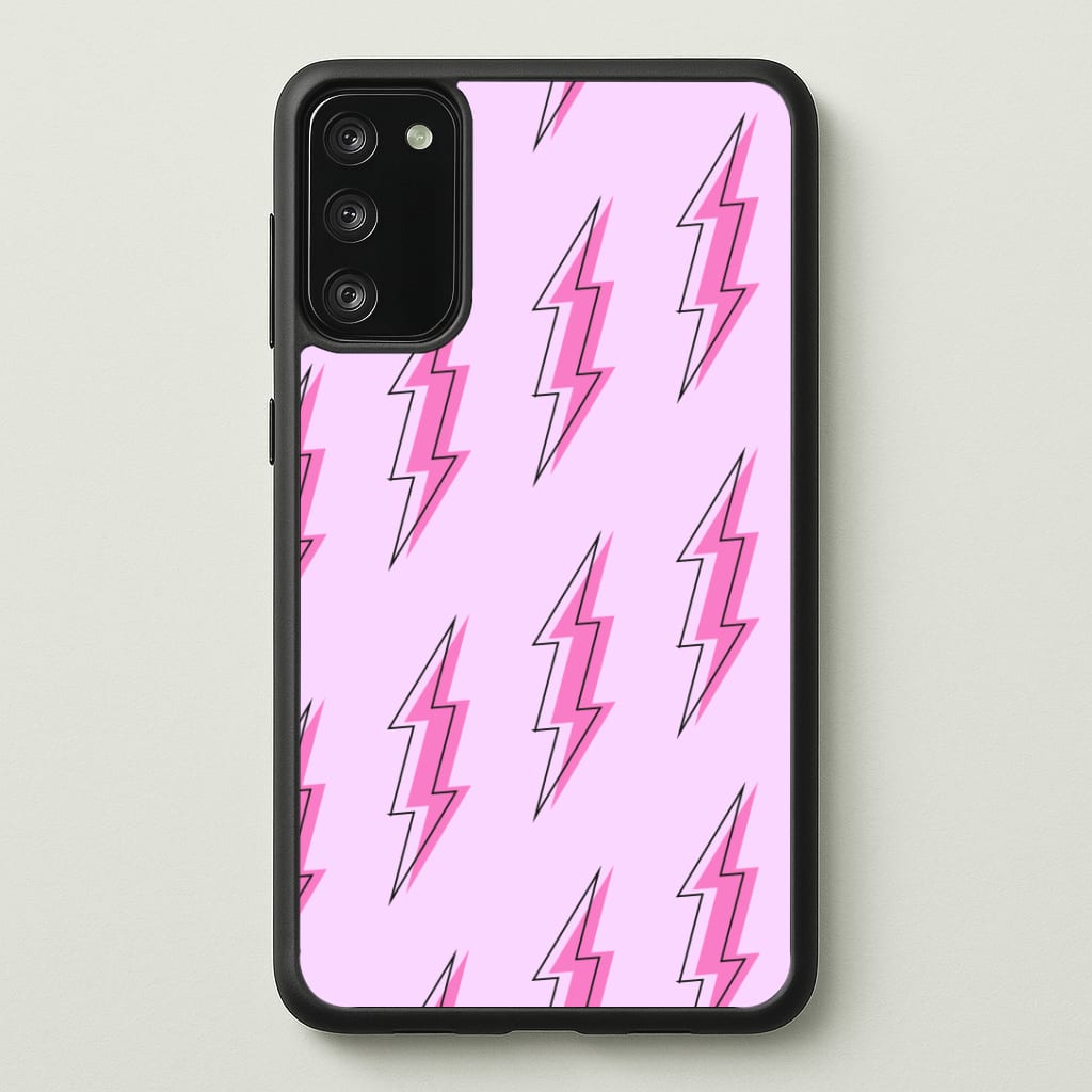 Pink Lightning - Eighties Phone Case - Galaxy S20FE / Standard