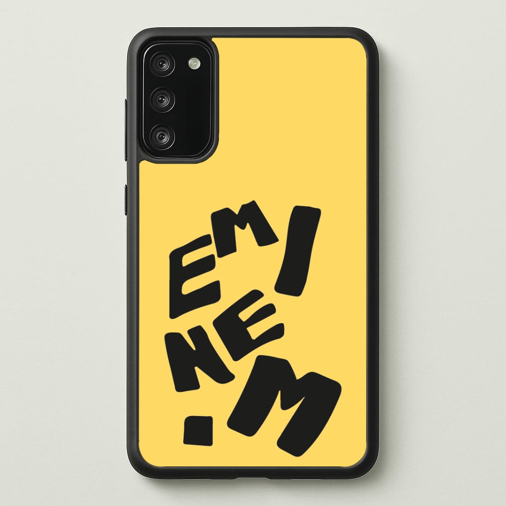 Text Phone Case - Galaxy S20FE / Standard