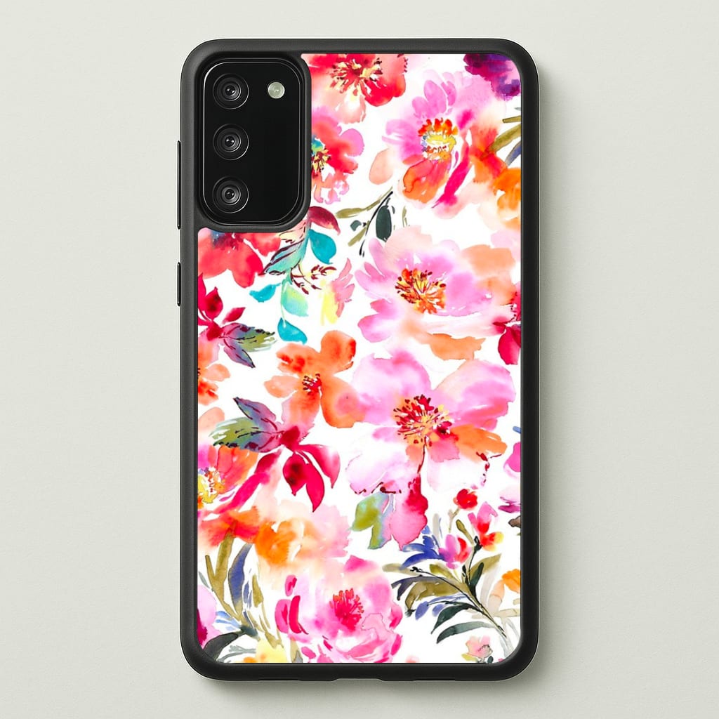 Spring Floral Pattern Phone Case - Galaxy S20FE / Standard