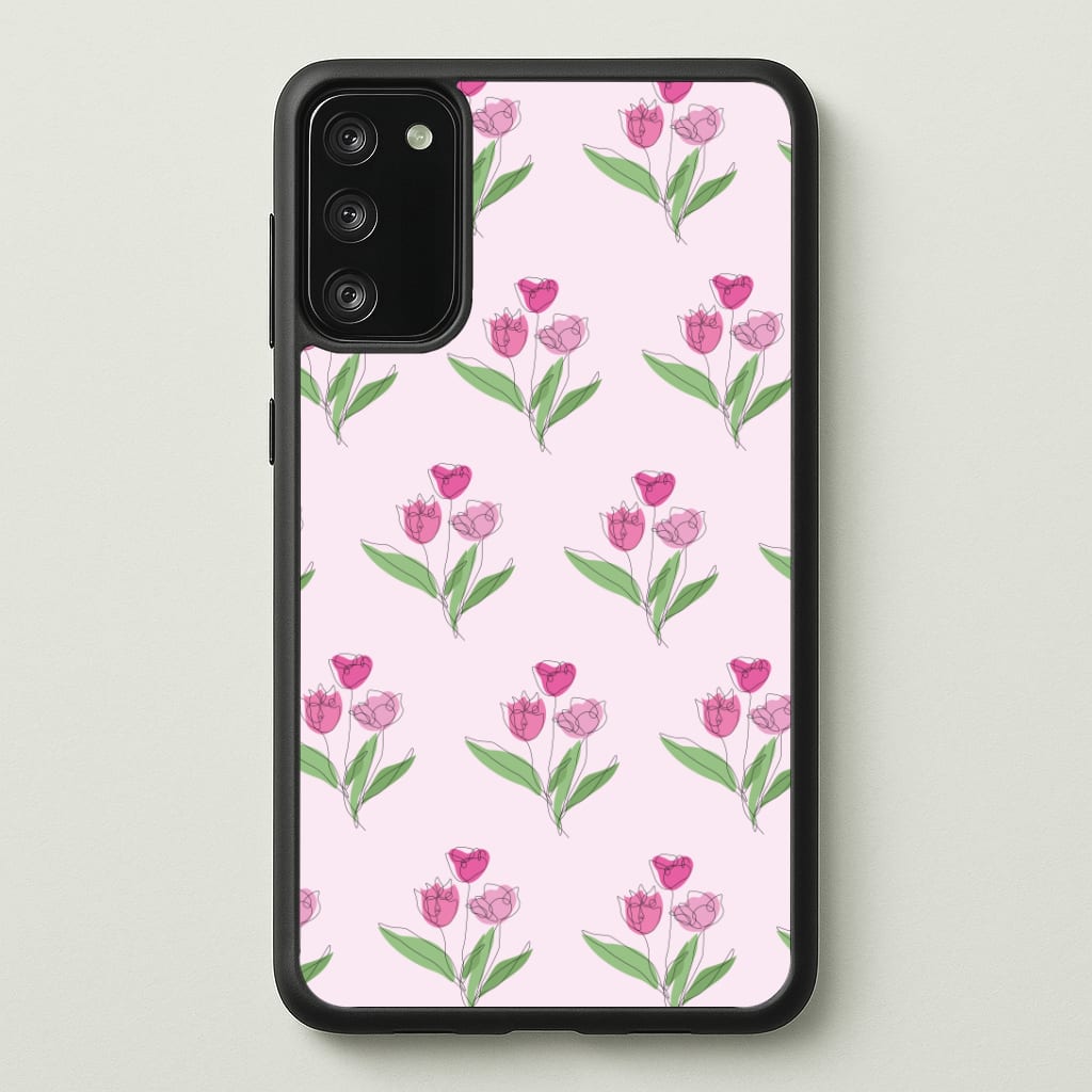 Pink Pattern - Floral Phone Case - Galaxy S20FE / Standard