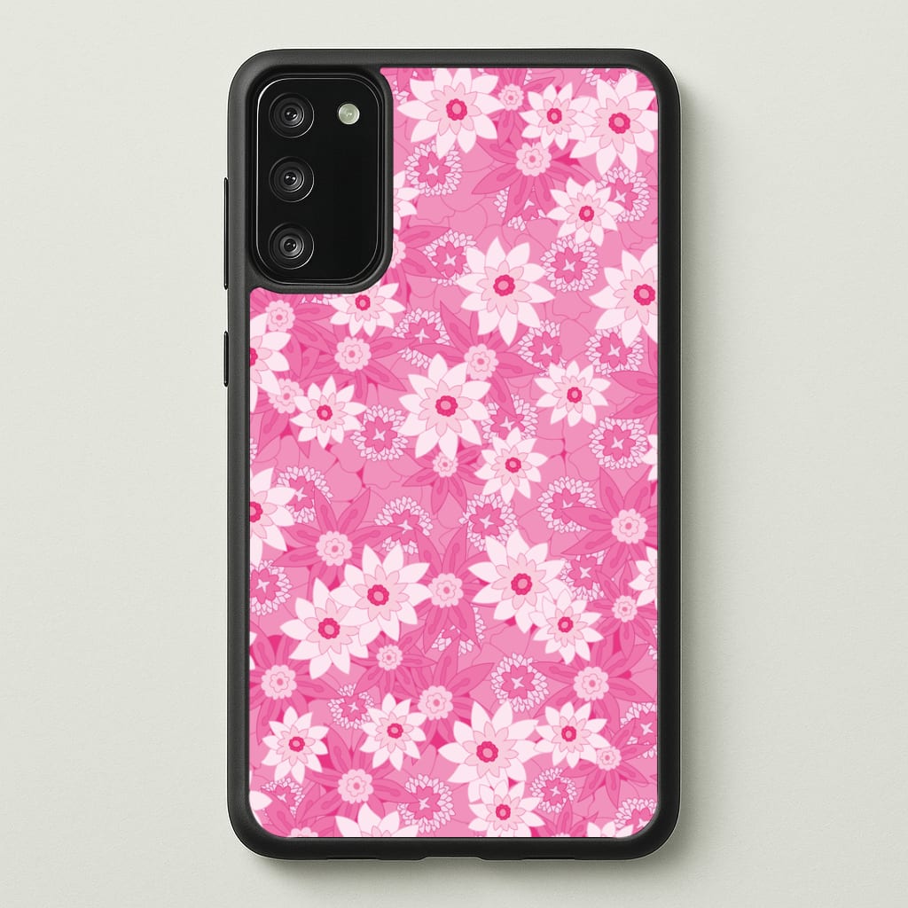 Pink Flowers - Floral Patterns Phone Case - Galaxy S20FE / Standard