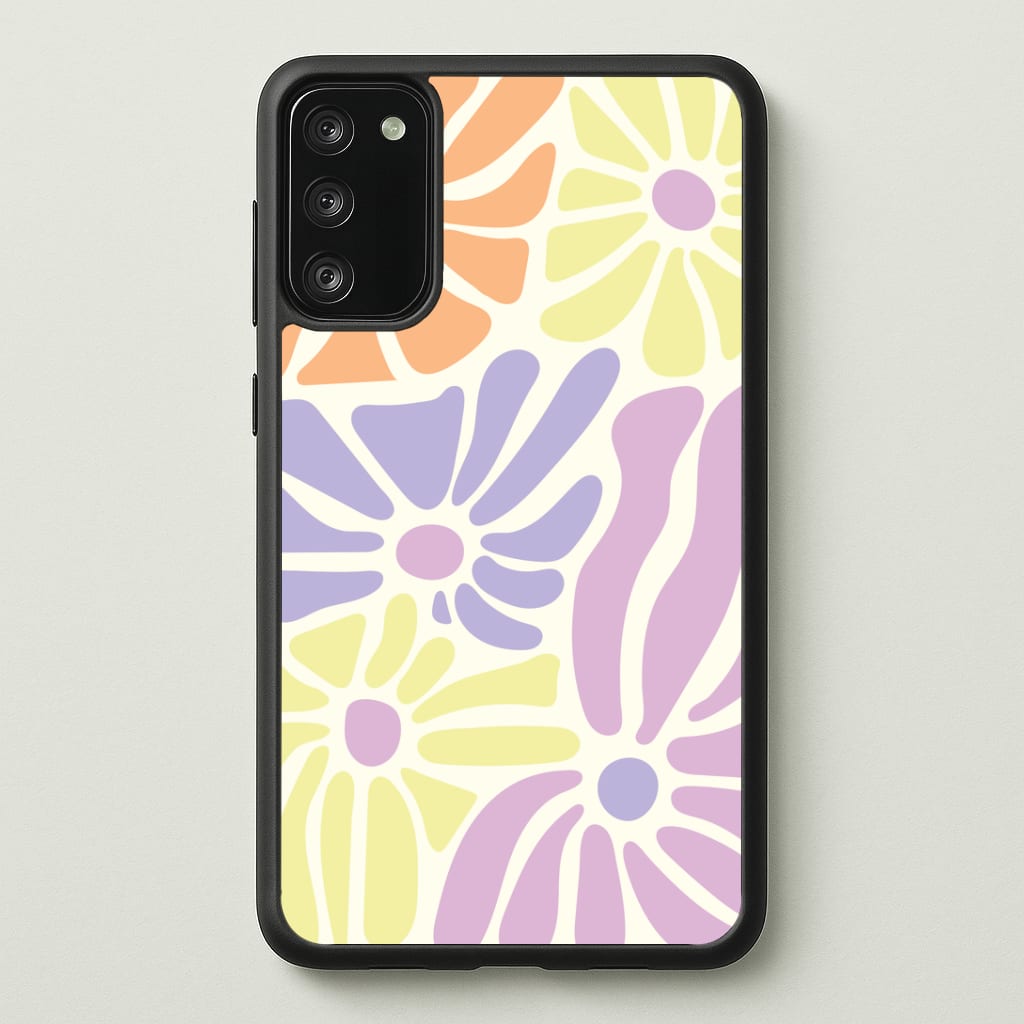 Pastel Abstract Flowers Phone Case - Galaxy S20FE / Standard