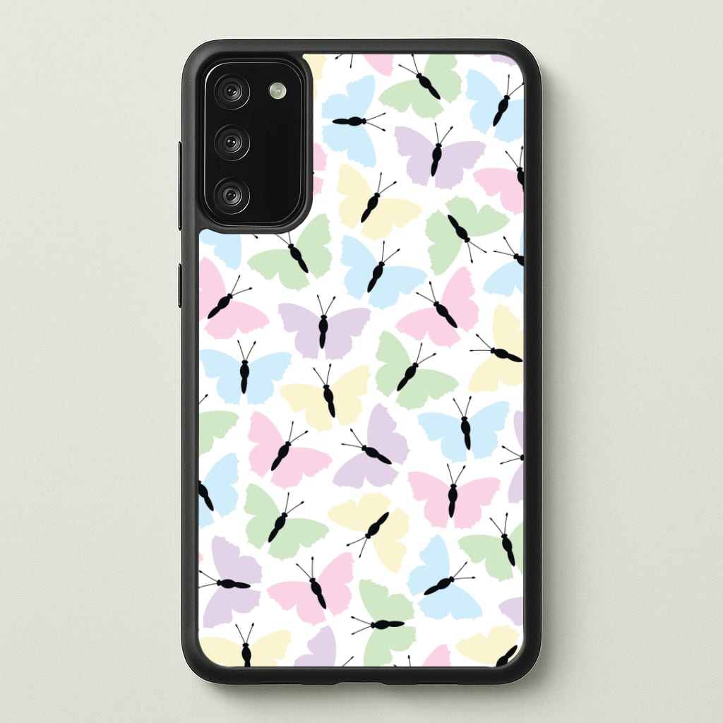 Multi Coloured Butterfly - Butterfly Patterns Phone Case - Galaxy S20FE / Standard