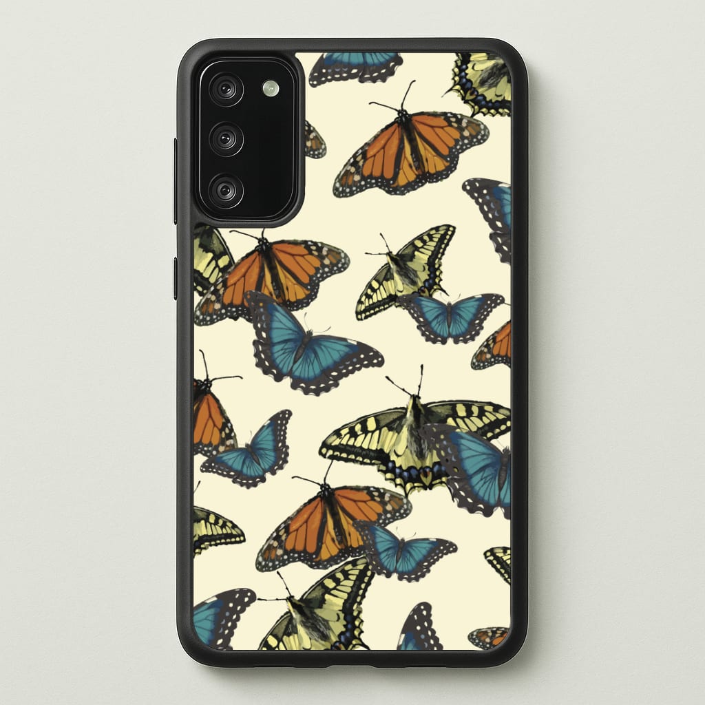 Butterfly Assortment Pattern Phone Case - Galaxy S20FE / Standard