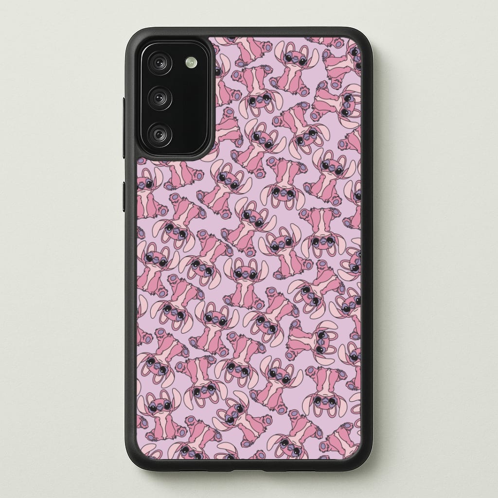 Angel Pink Alien Pattern Phone Case - Galaxy S20FE / Standard