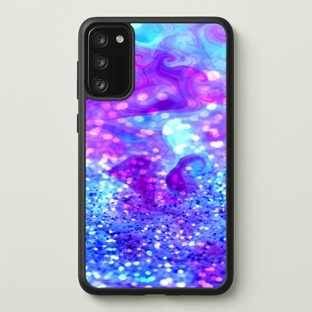 Glitter Swirl, Tumblr Stlye Phone Case - Galaxy S20FE / Standard