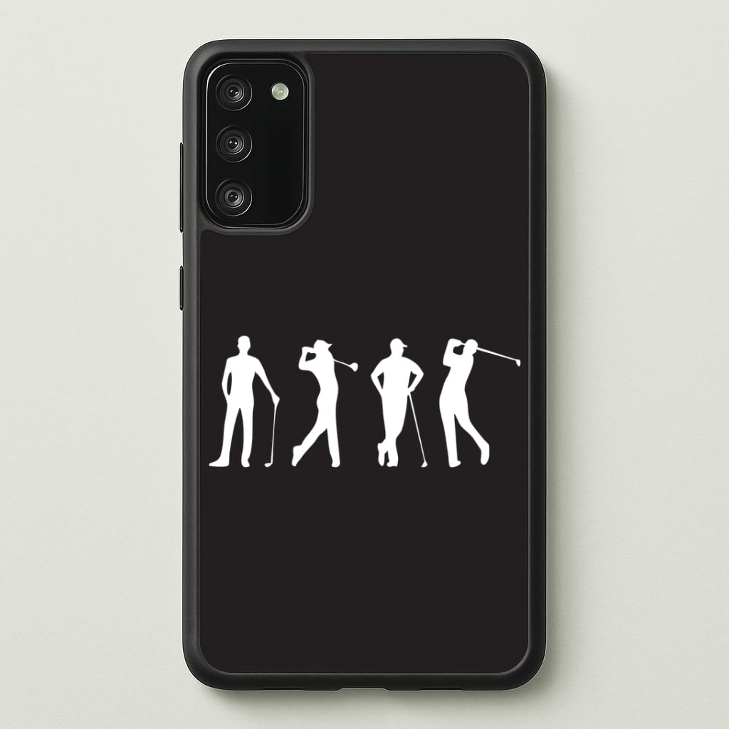 Golf Silhouettes Phone Case - Galaxy S20FE / Standard