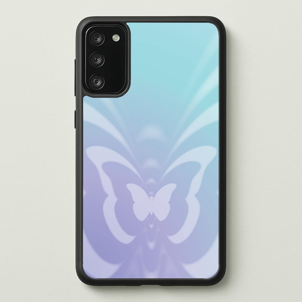 Butterfly Gradient Purple Phone Case - Galaxy S20FE / Standard