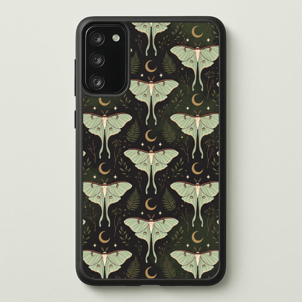 Moonlit Luna Moths Phone Case