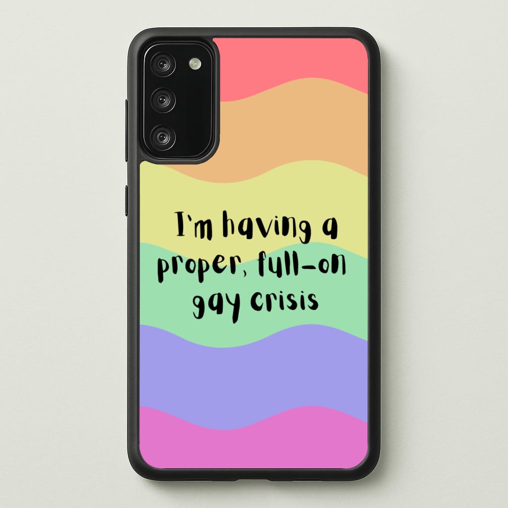 Gay Crisis - Heart TV Phone Case - Galaxy S20FE / Standard