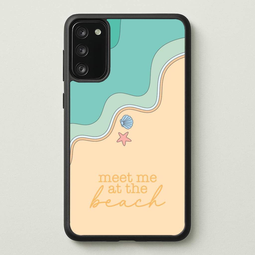 Meet Me At The Beach - Summer Phone Case - Galaxy S20FE / Standard