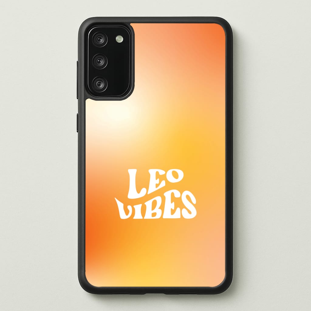 Leo Vibes Gradient Zodiac Phone Case - Galaxy S20FE / Standard