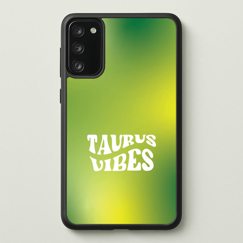 Taurus Vibes Gradient Zodiac Phone Case - Galaxy S20FE / Standard
