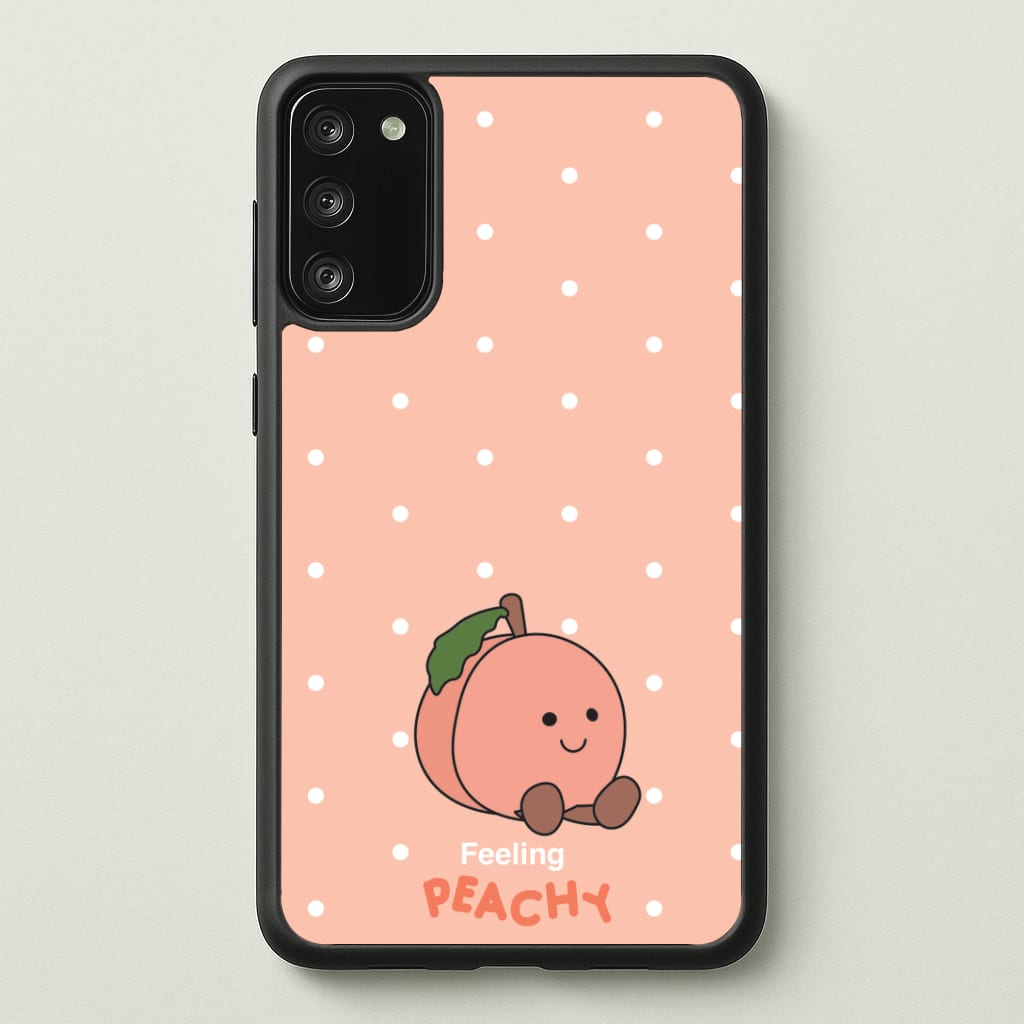 Peach Pattern Phone Case - Galaxy S20FE / Standard