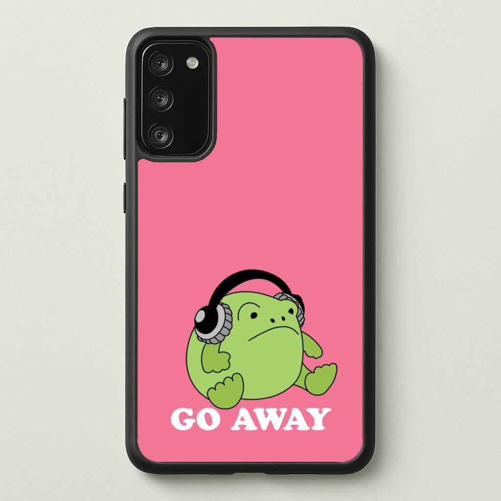 Go Away Grumpy Frog Phone Case - Galaxy S20FE / Standard