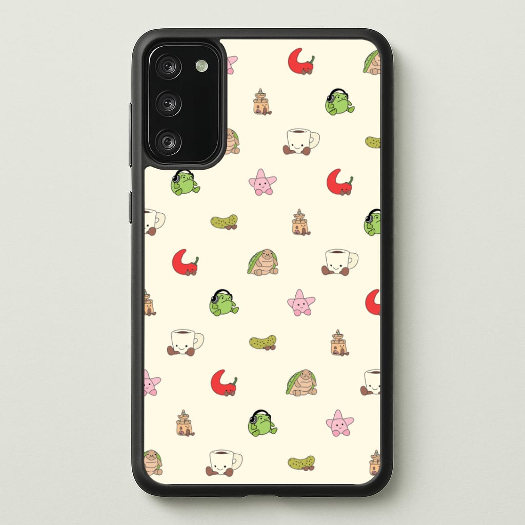 Plushies Pattern Phone Case - Galaxy S20FE / Standard