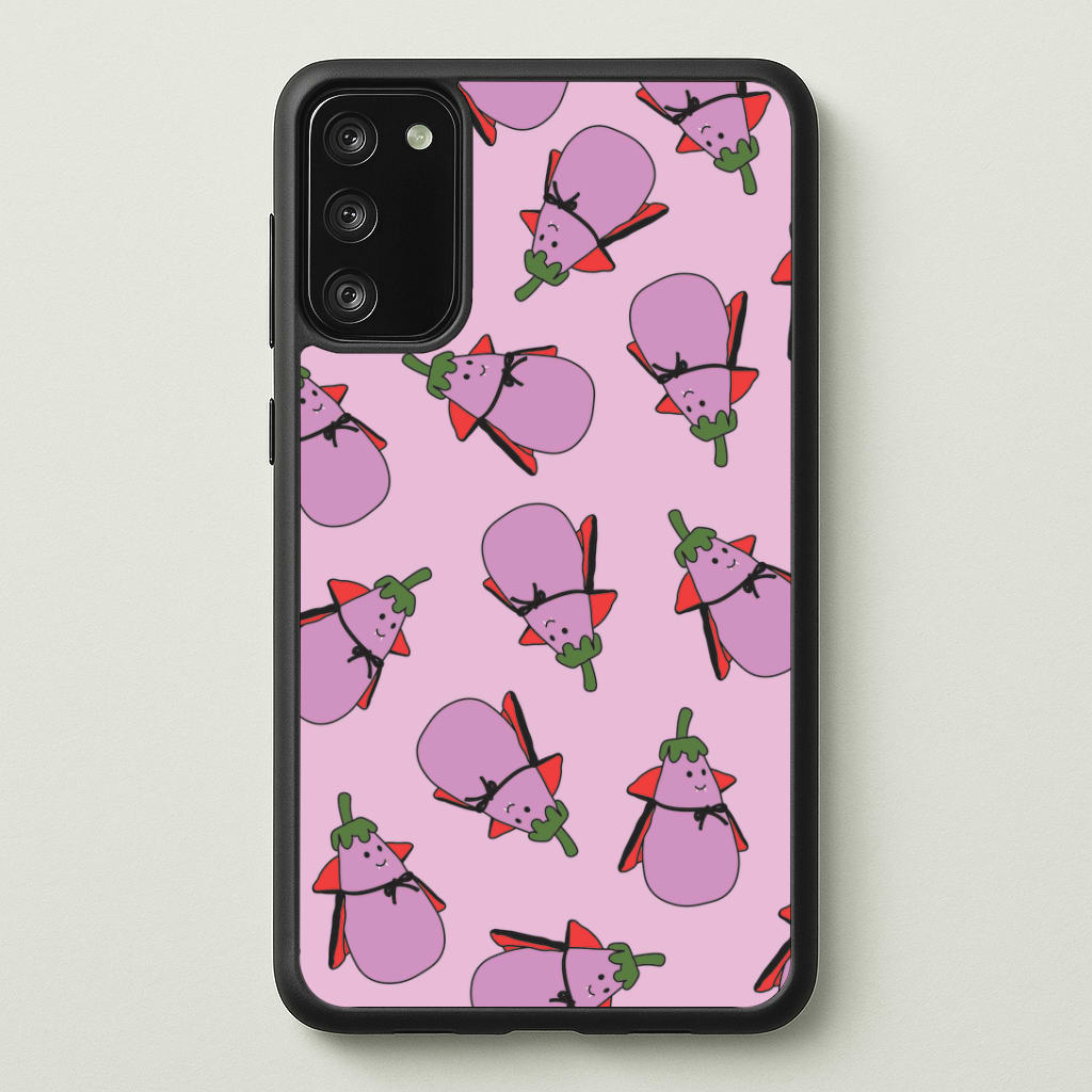Vampire Vegetable Pattern - Halloween Phone Case - Galaxy S20FE / Standard