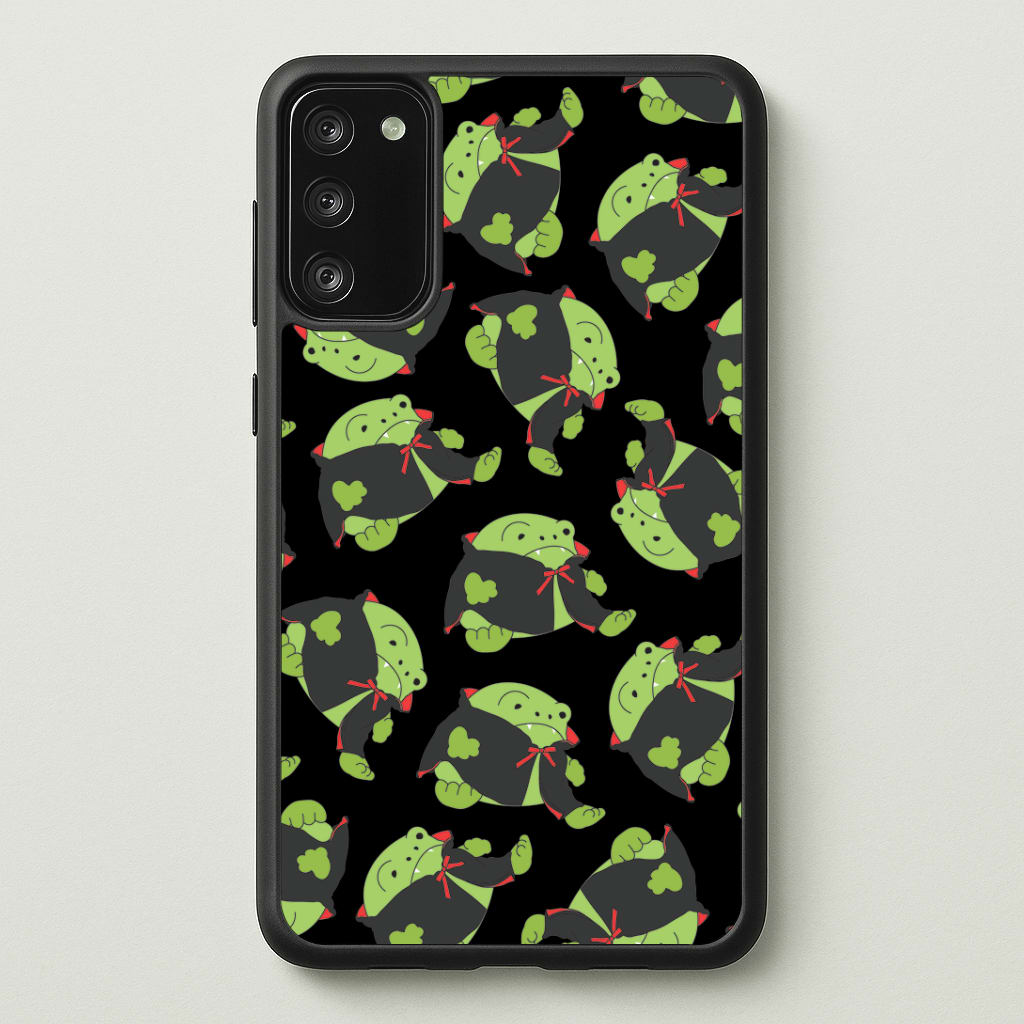 Vampire Frog Pattern - Halloween Phone Case - Galaxy S20FE / Standard