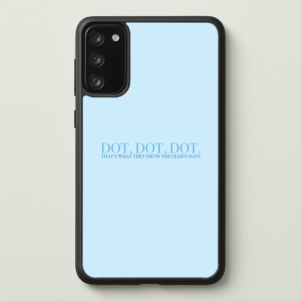 Dot, Dot, Dot Phone Case - Galaxy S20FE / Standard