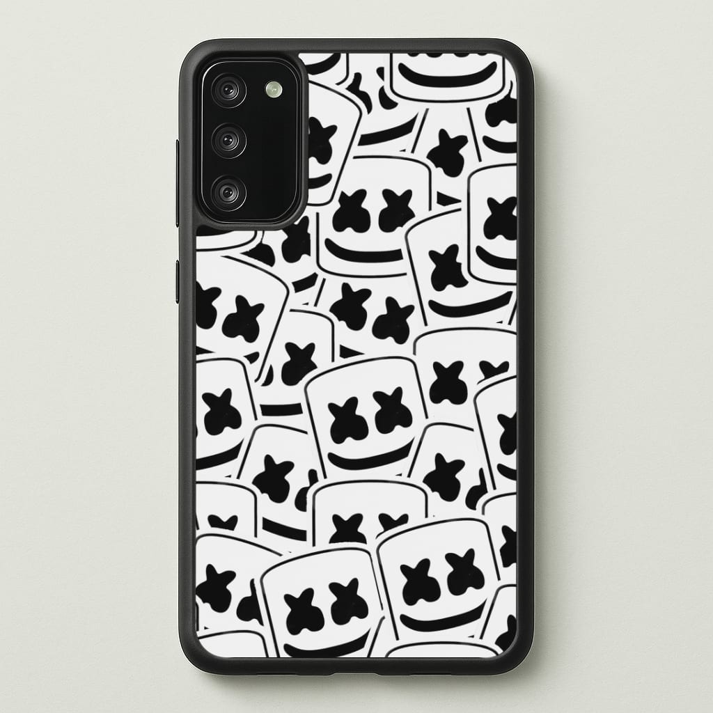 Collage - White Helmet DJ Phone Case - Galaxy S20FE / Standard