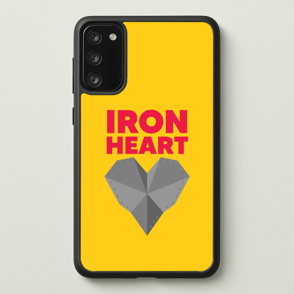 Metal Heart Phone Case - Galaxy S20FE / Standard