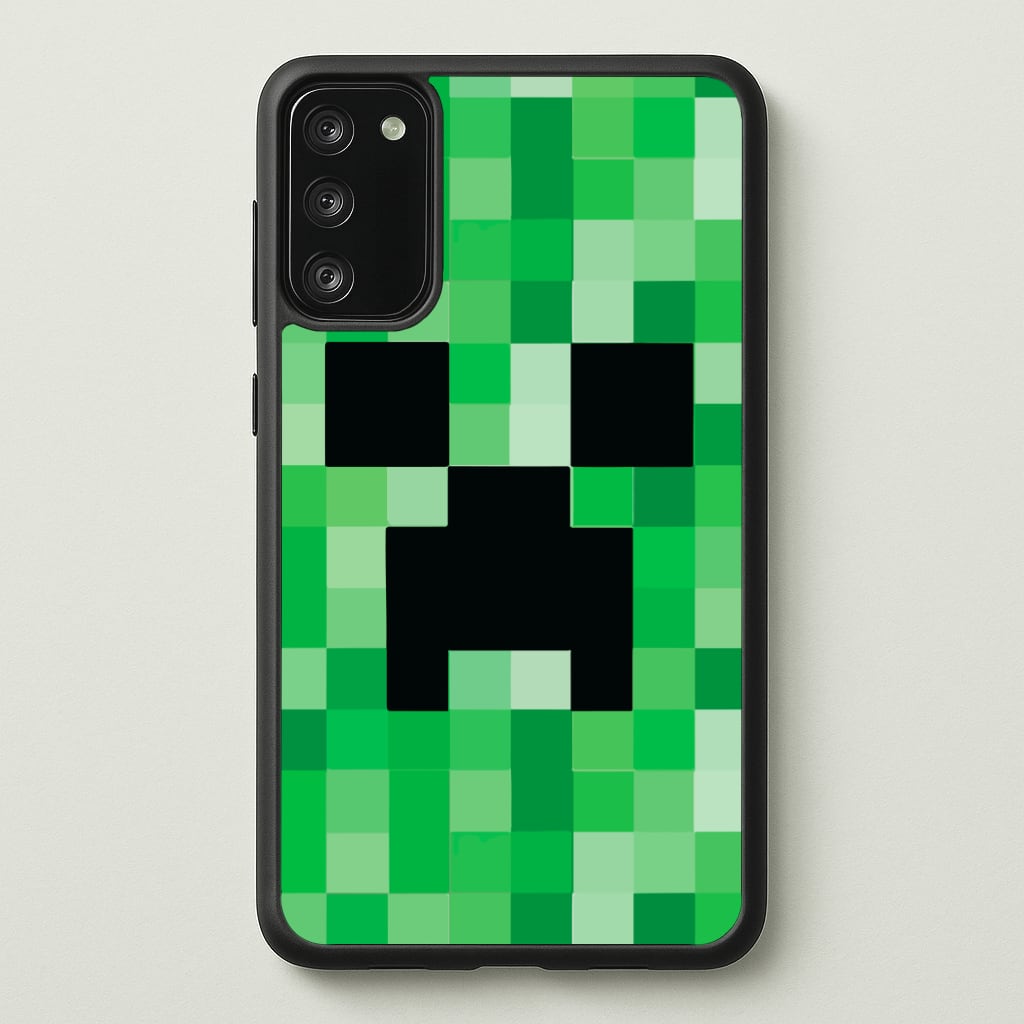 Creeper Face - Mining Phone Case - Galaxy S20FE / Standard