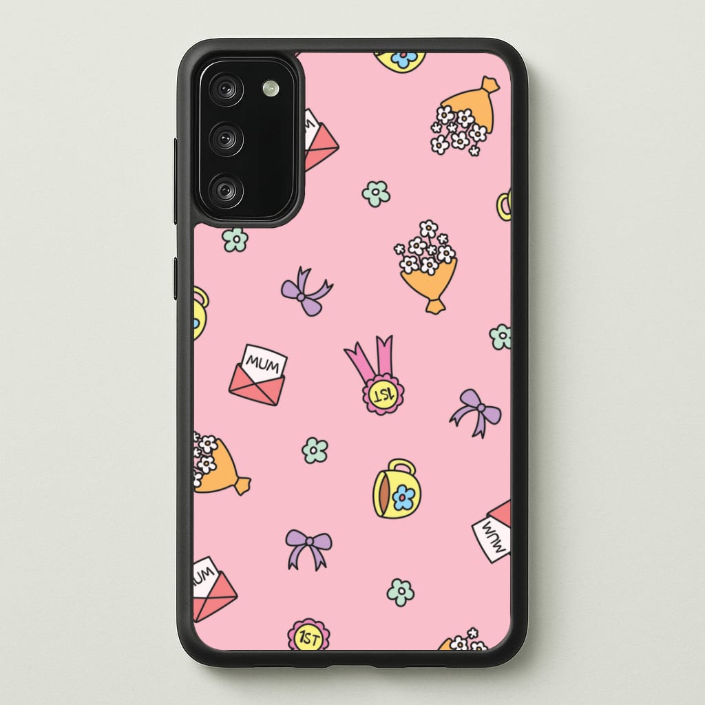 Mum Doodles Pattern Phone Case - Galaxy S20FE / Standard
